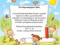 ÓVODAPEDAGÓGUSI ÁLLÁS